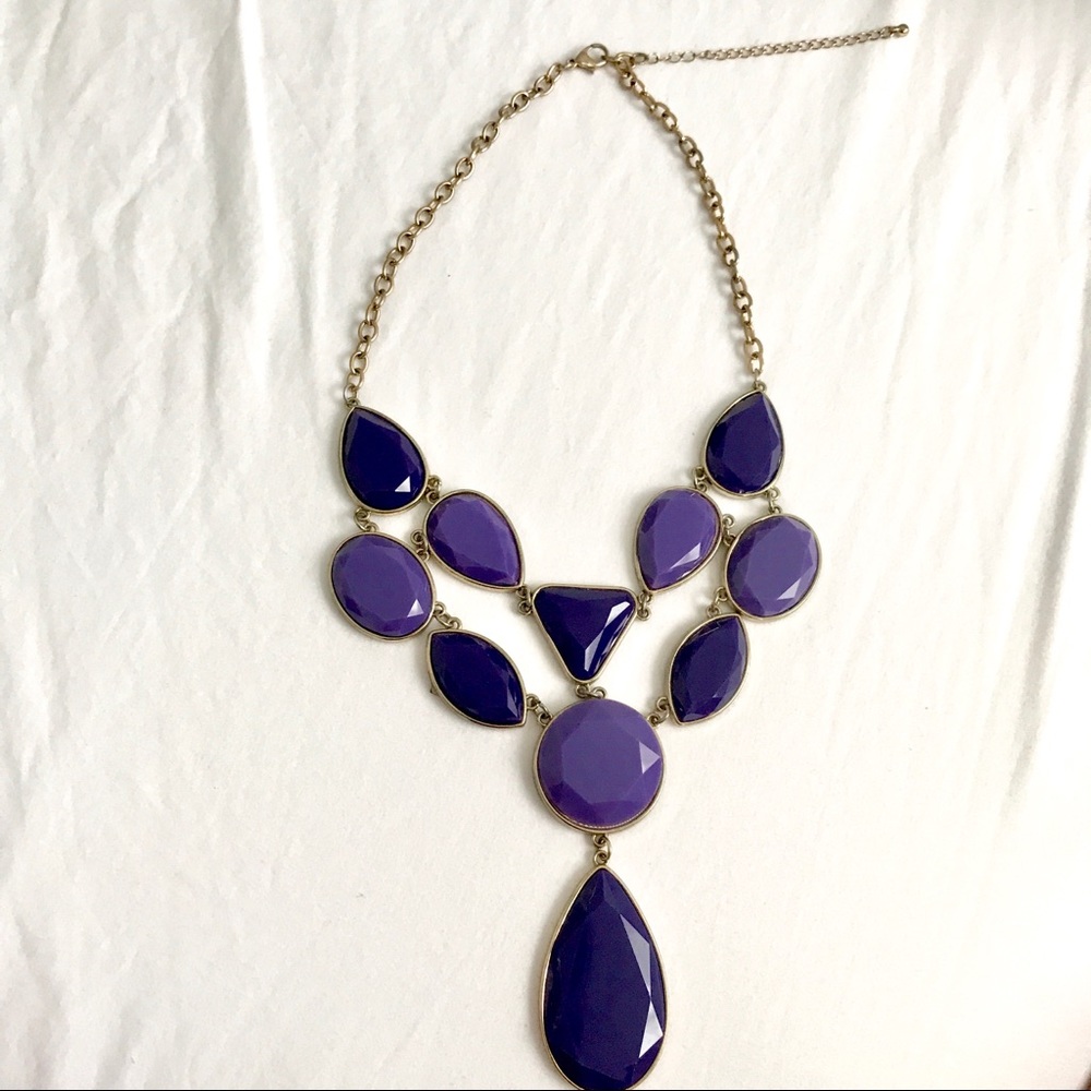 [SOLD] 💎 Royal Purple Statement Necklace